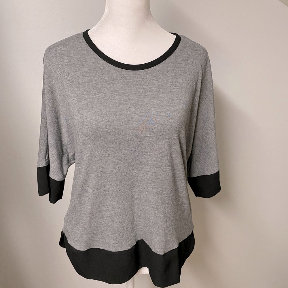 LOFT Gray Top